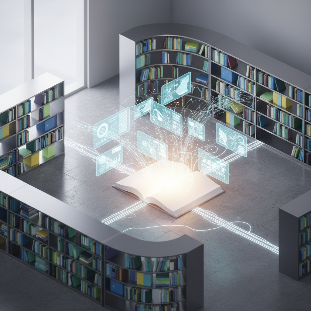 A conceptual visualization of a brand being sourced as an authoritative root within a large data network.