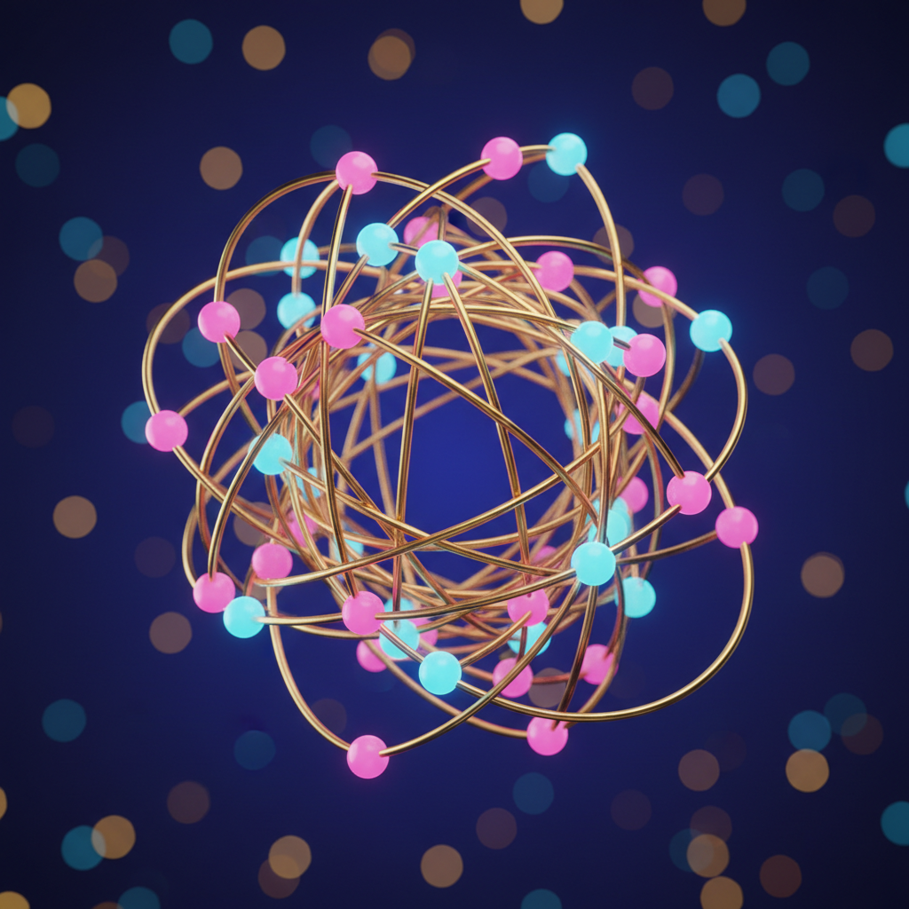 A visual representation of interconnected web pages forming a strong internal link structure.