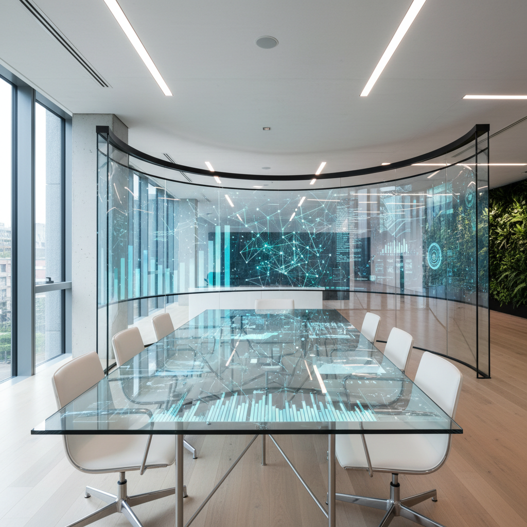 A high-tech control center representing automated SEO workflows.