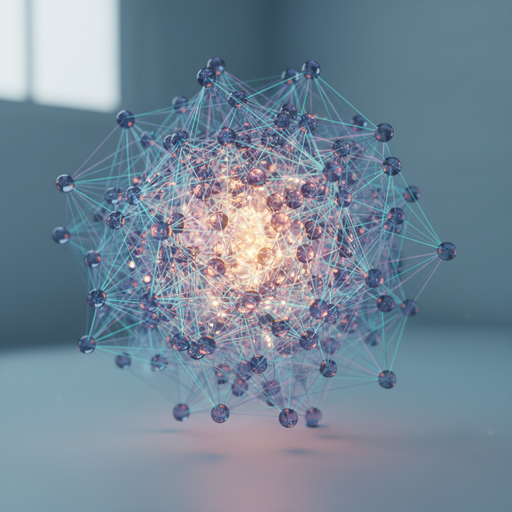 A visual map of internal links connecting various content nodes.