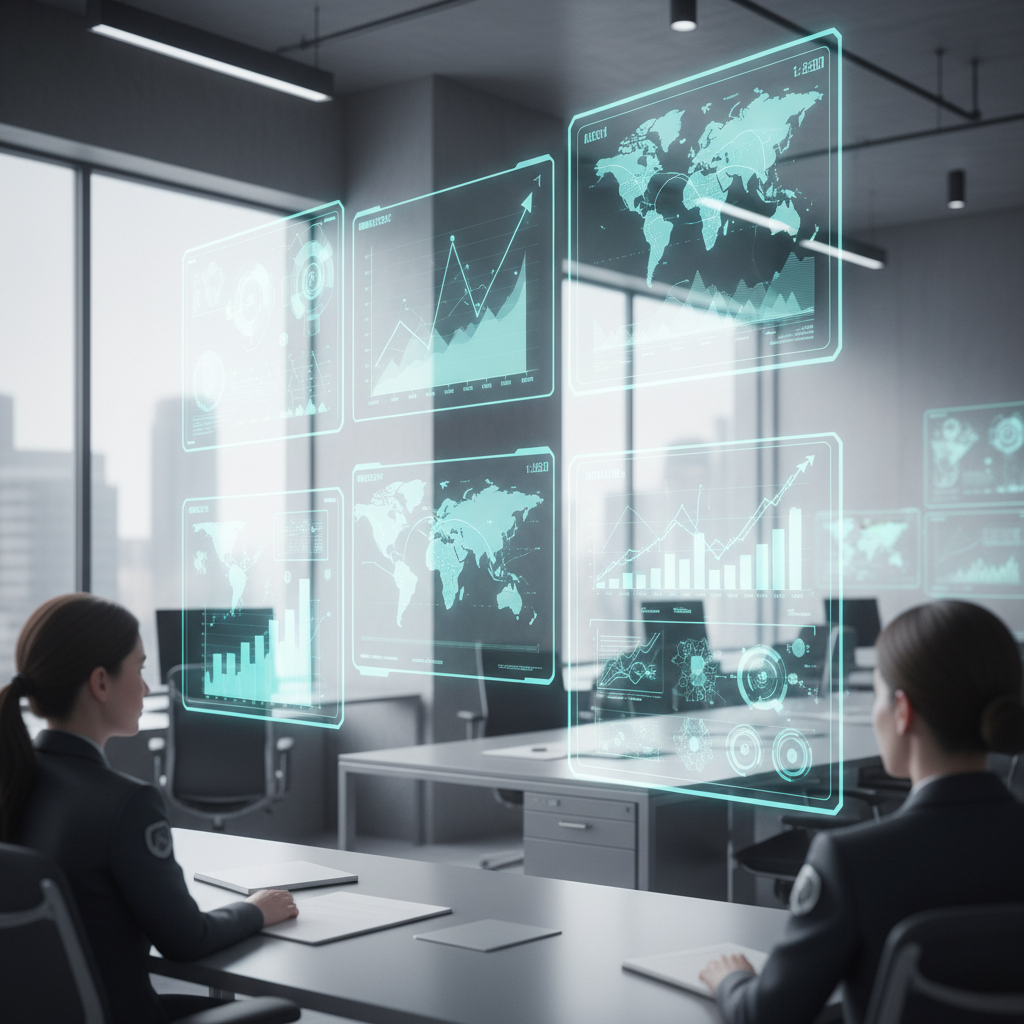 A sophisticated dashboard showing real-time SEO performance metrics across global markets.