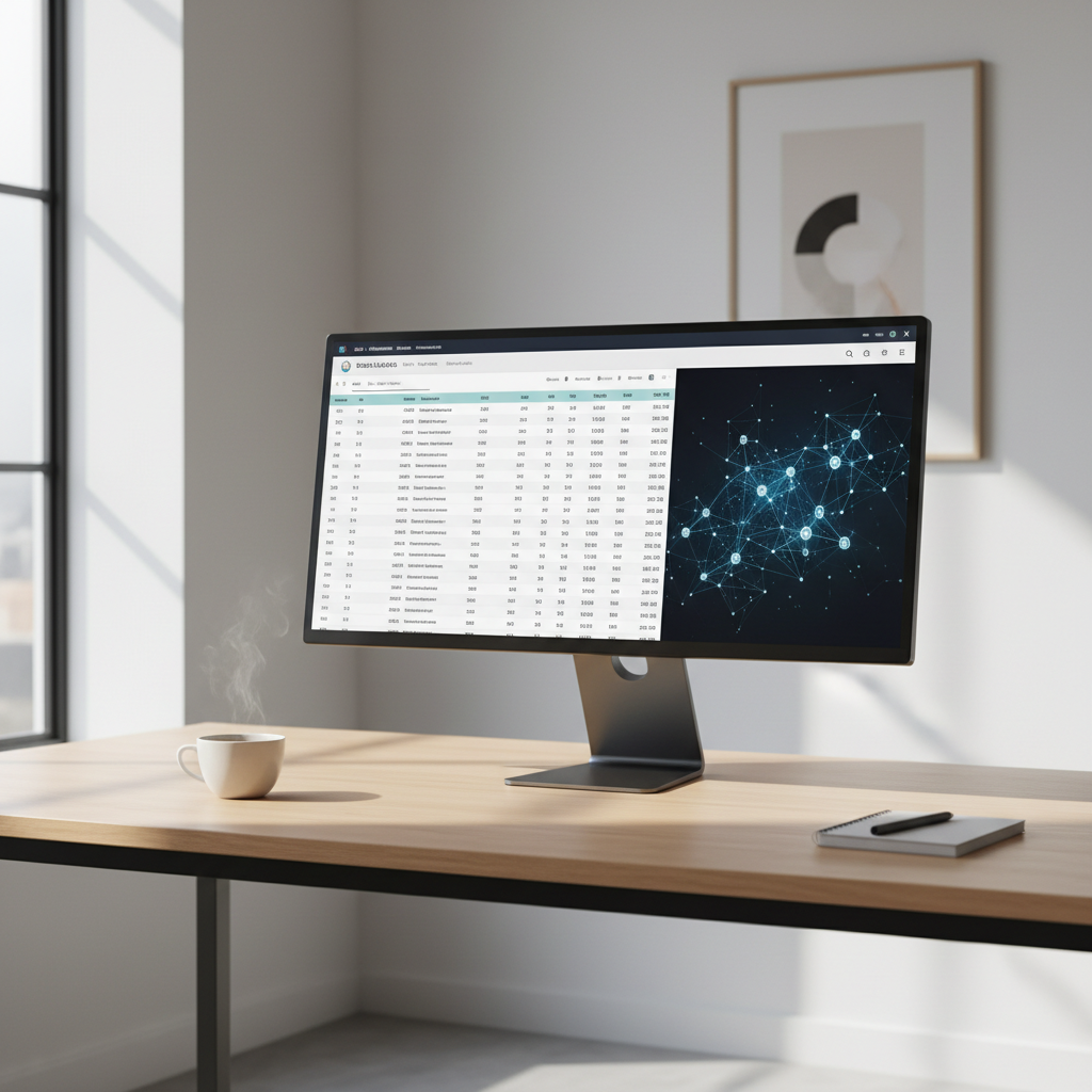 A clean, organized digital dashboard showing categorized academic papers with a sidebar for AI-powered insights.